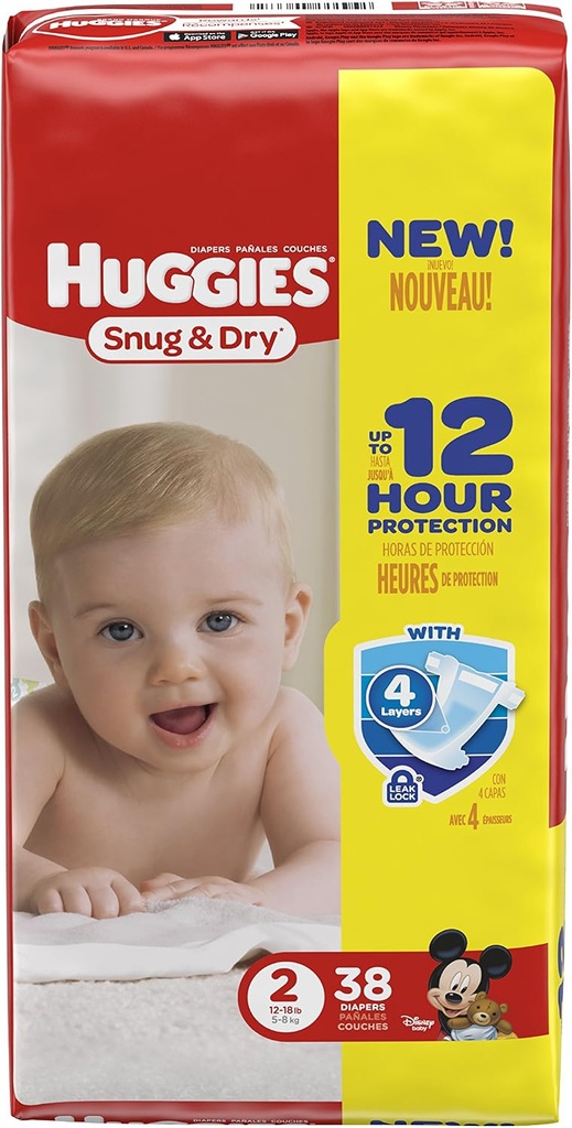 [6675] huggies snug dry 2(38)