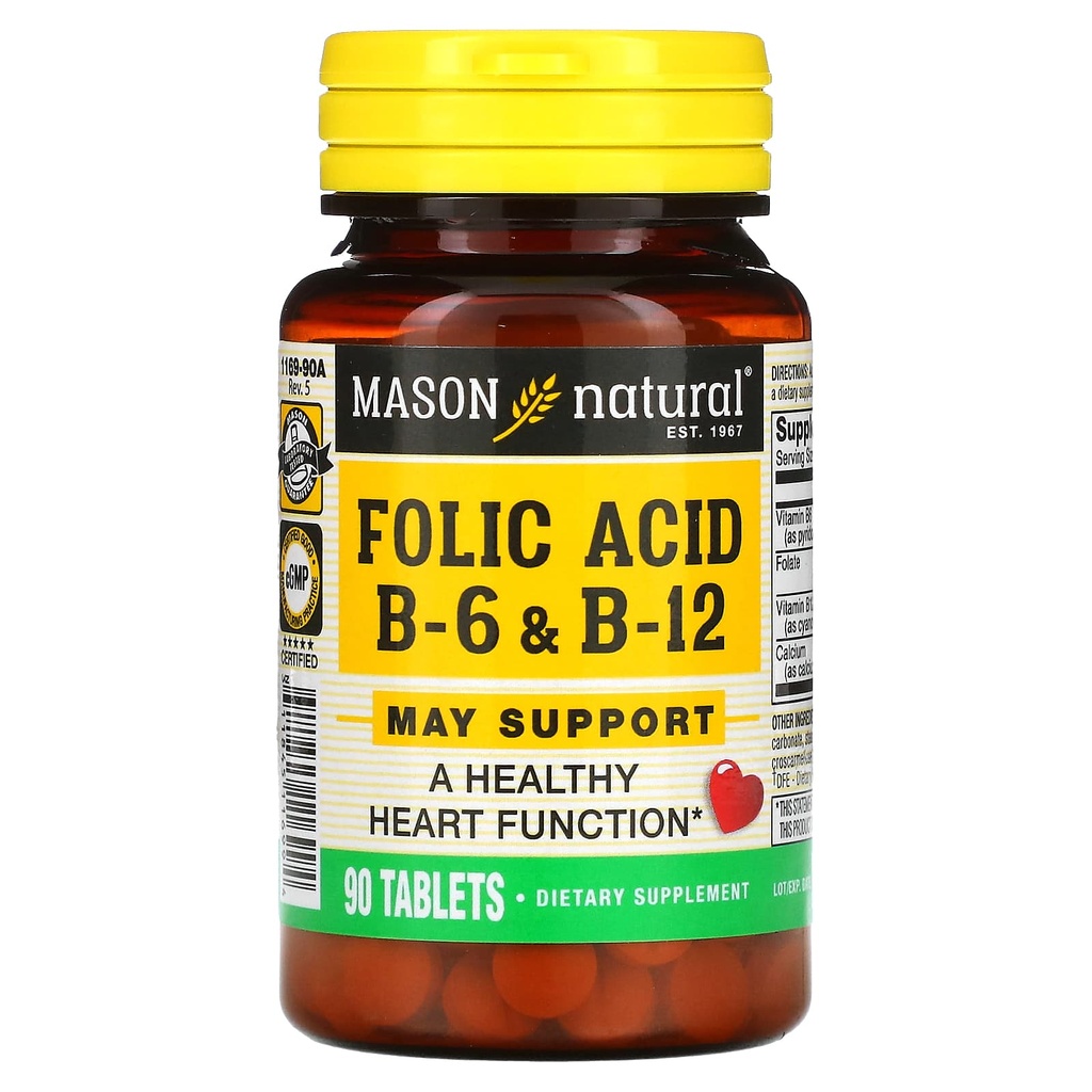 [6771] Mason Folic Acid B6 & B12