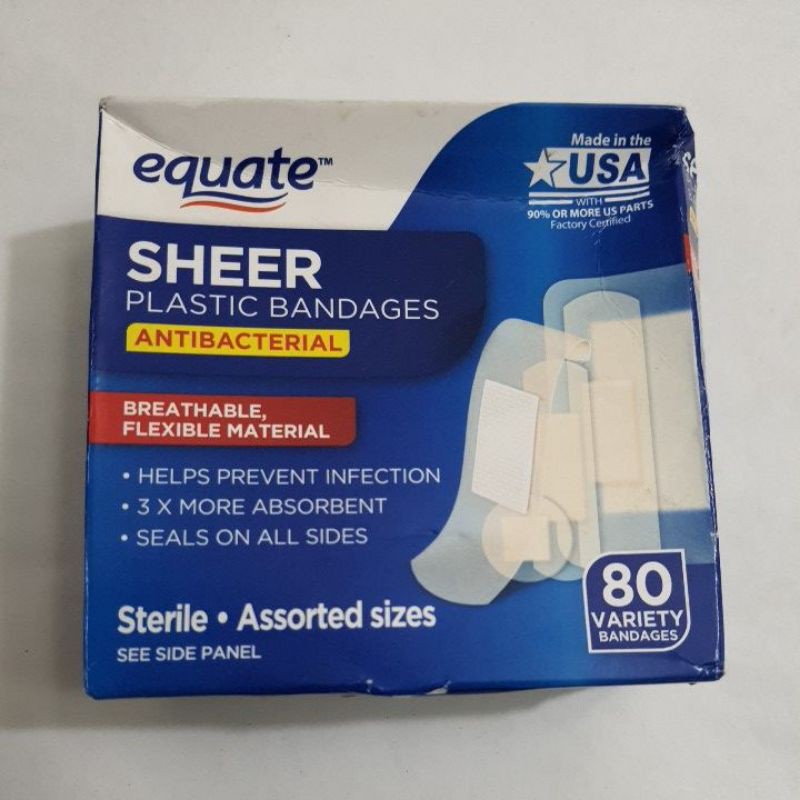 [7187] equate plastic bandages