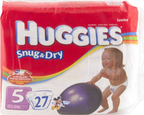 [7500] Huggies snug & dry 5