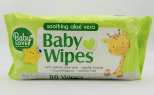 [7708] babylove wipes aloe