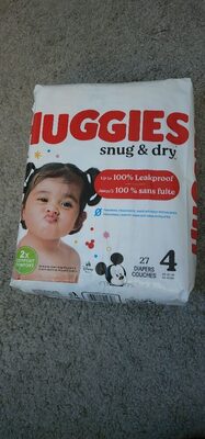 huggies snug& dry size 4
