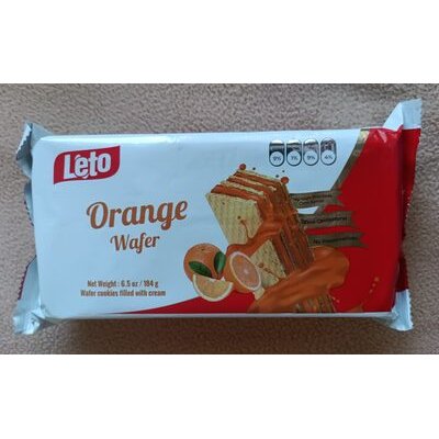 [8515] Treff orange wafer