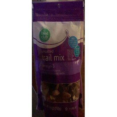 all energy trail mix unsalted