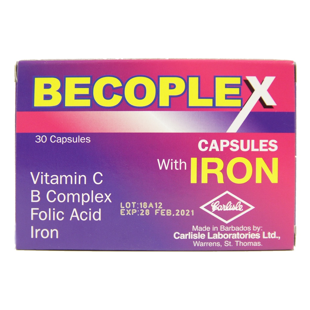 [8842] becomplex capsules with iron