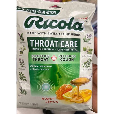 ricola honey lemon with echinac