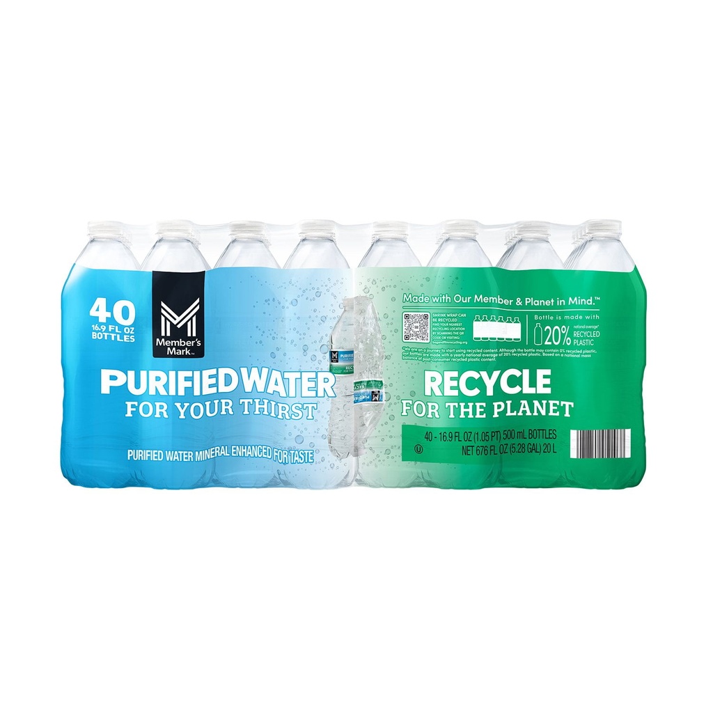 members mark purified water