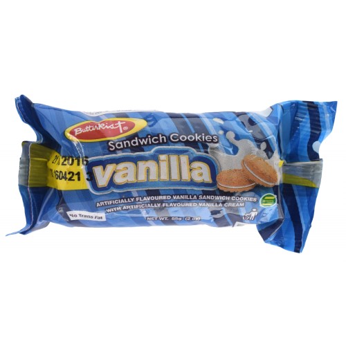 butterkist vanillia cookies