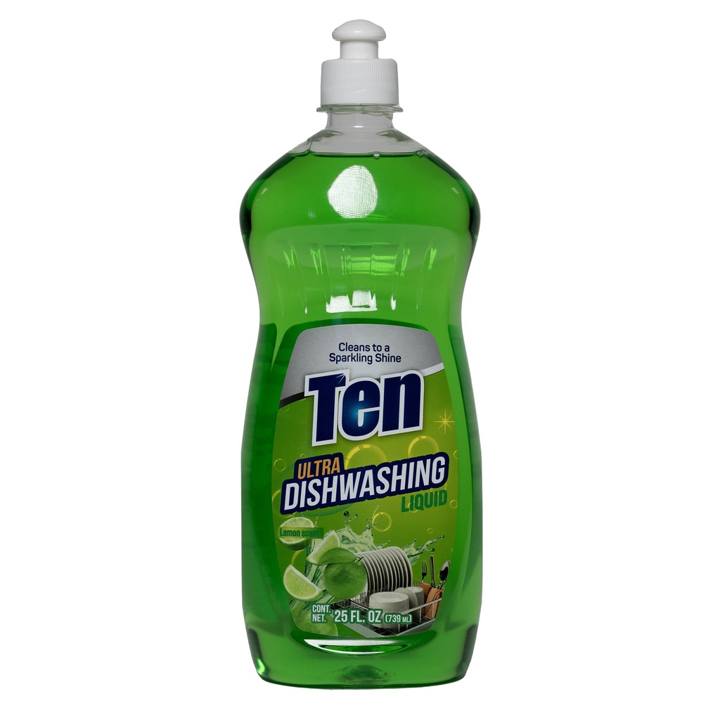 [9558] ten dish washing liquid green