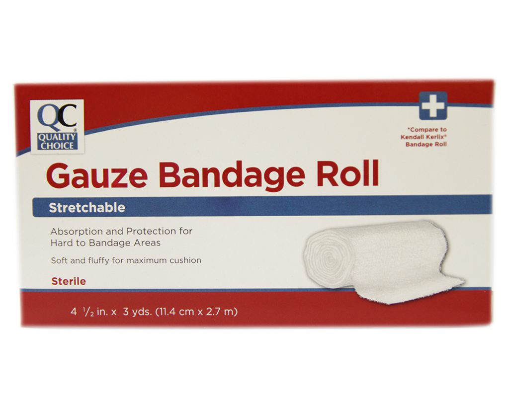 [10228] qc gauze bandage roll 4 1/2x3yr