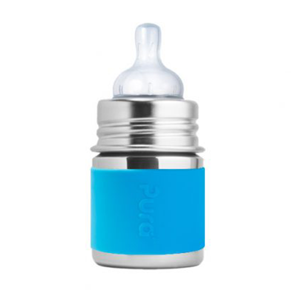 baby bottle 5oz blue cover