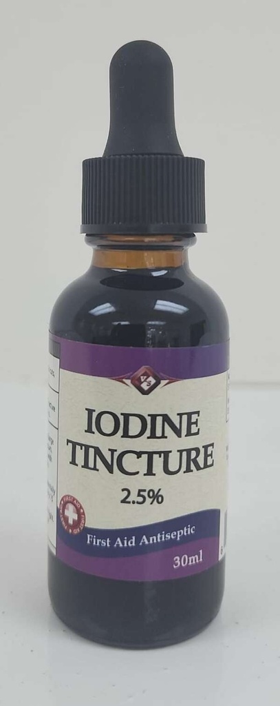 [10564] Iodine Tincture 2.5% 30ml