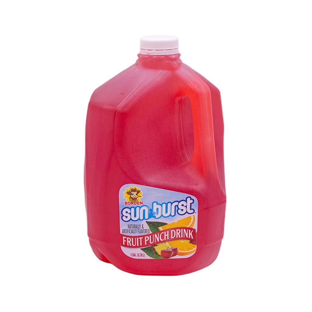Sunburst Fruit Punch Juice can