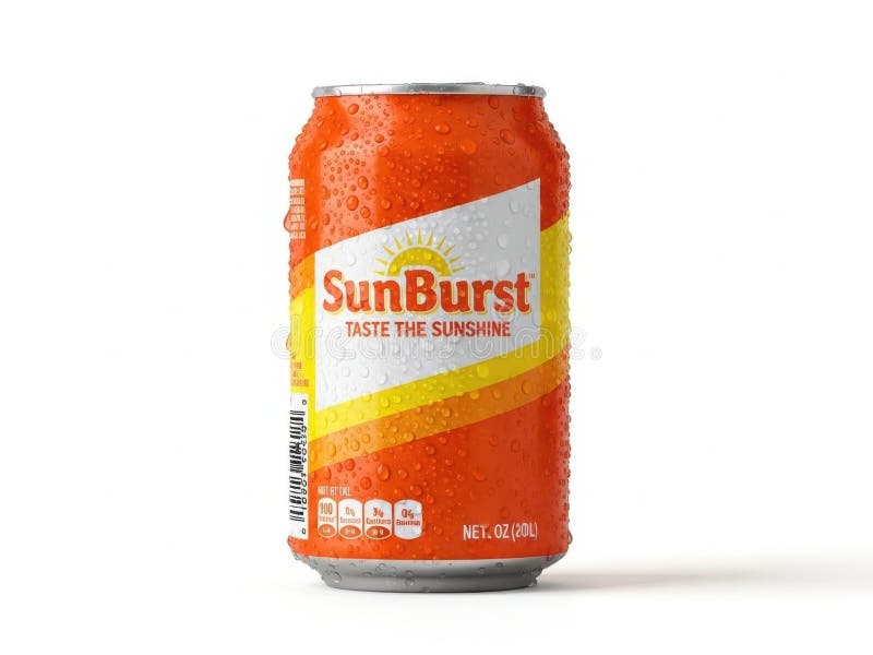 Sunburst orange juice can