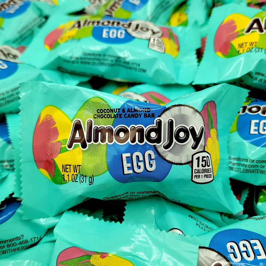 Almond egg candy bags