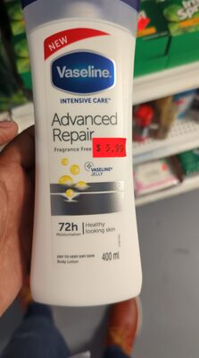 [10796] vaseline fragrance free lotion