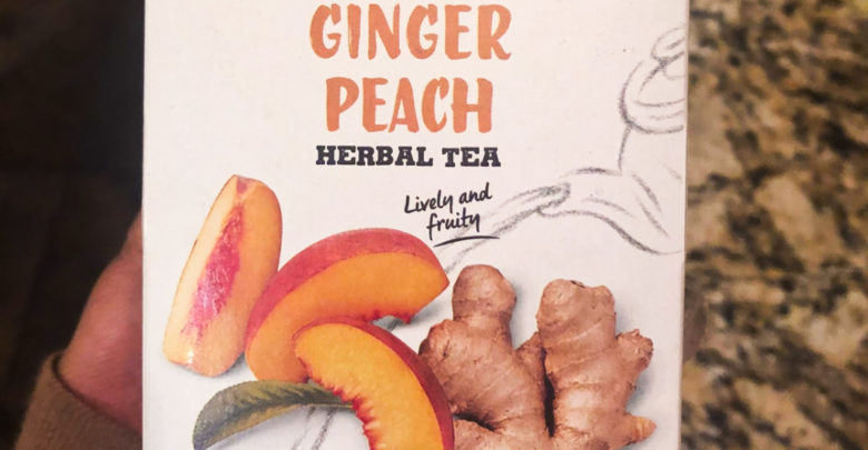 pc ginger peach herbal tea