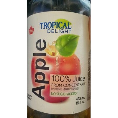tropical delight 100% juice