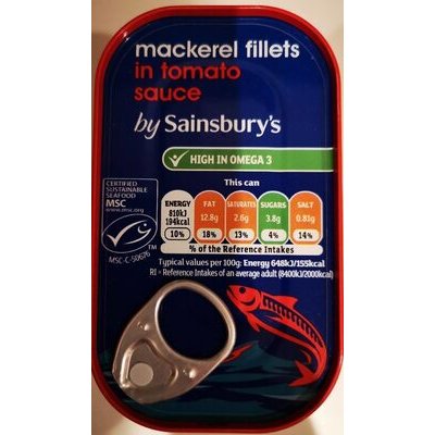 Asta Mackerel in tomato sauce