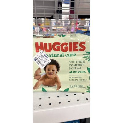 huggies natural care wipes 64