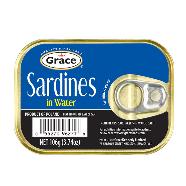 Grace sardine in water