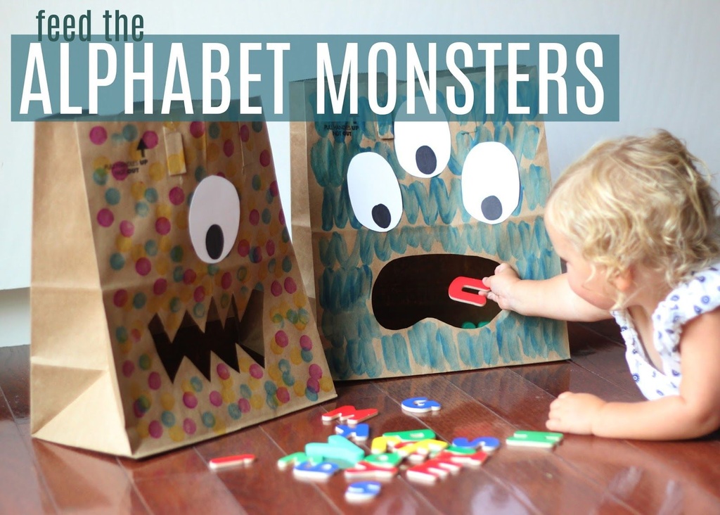 feed the monster alphabet game