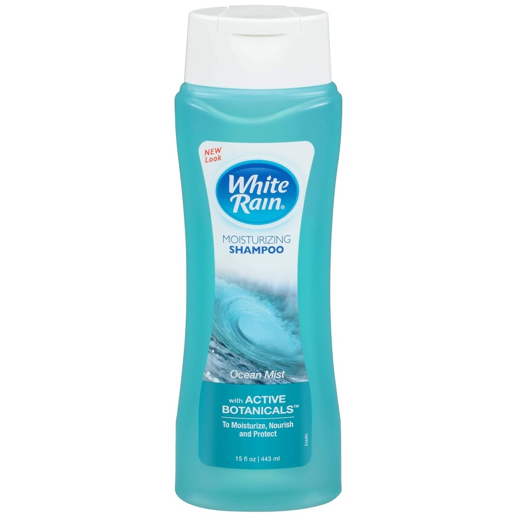white rain shampoo ocean mist