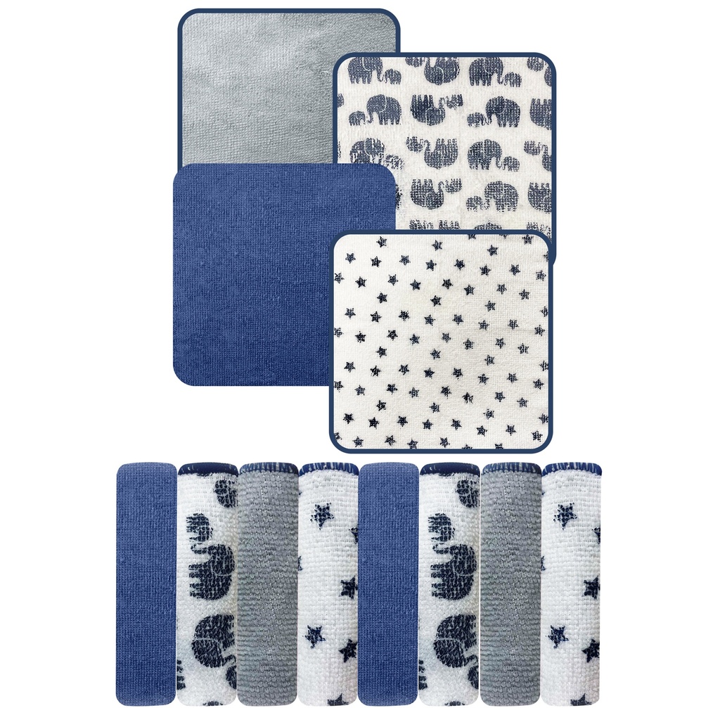 modern baby 8 pk wash cloth