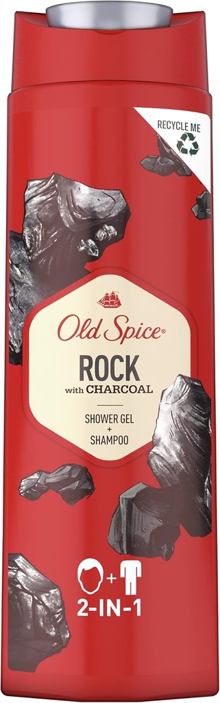 old spice rock shower gel