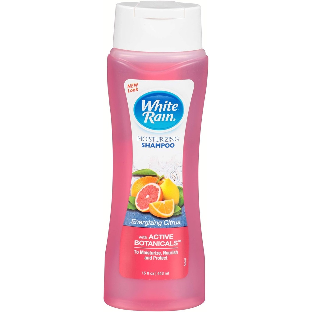 white rain shampoo citrus
