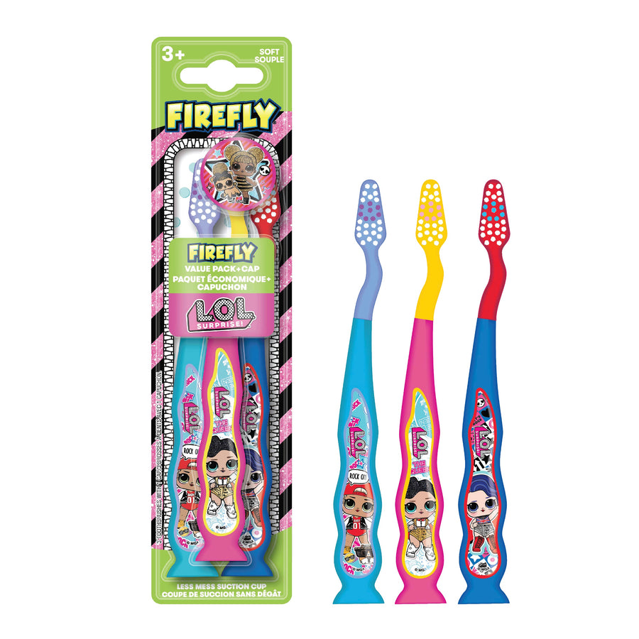 [14942] 3 pack firelight toothbrush