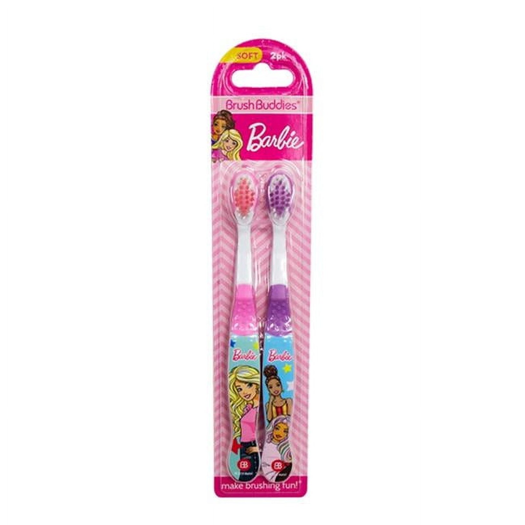 [14944] barbie `2pk toothbrush
