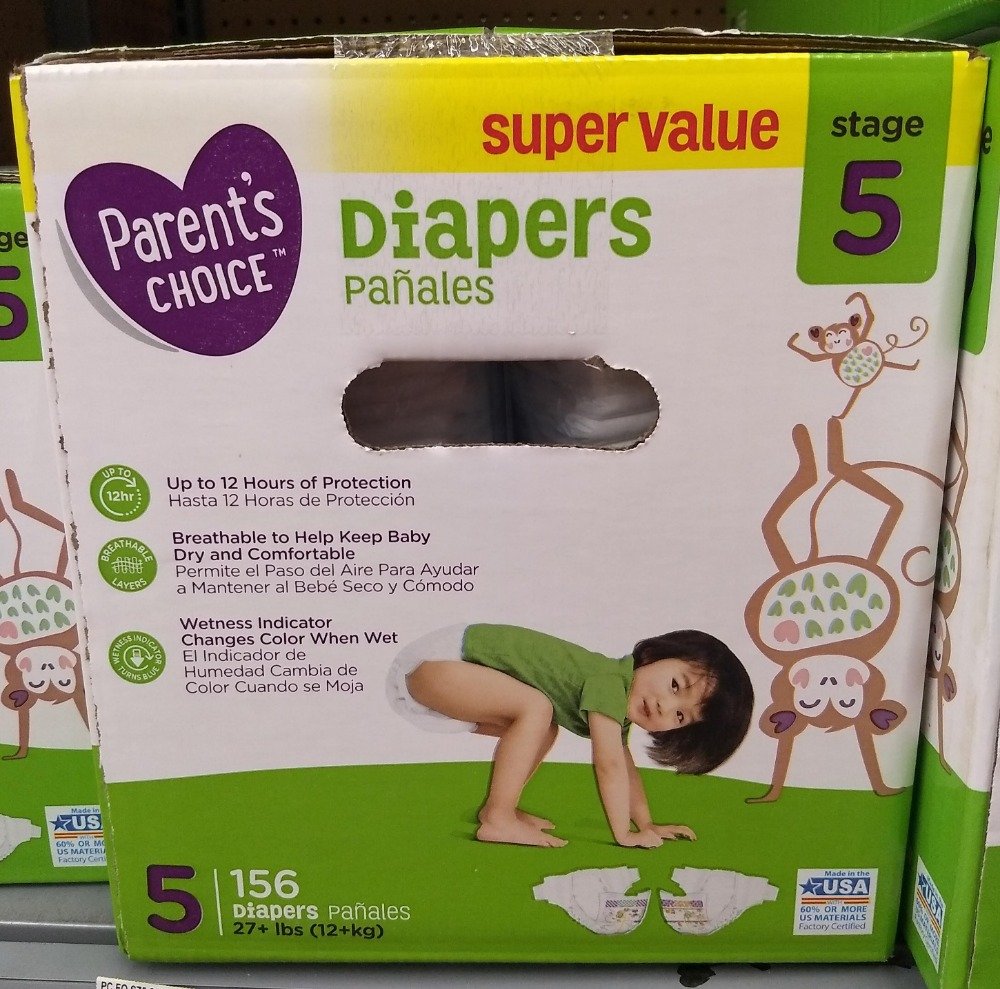 [15904] parent choice diapers sz5
