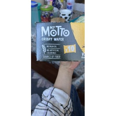 motto crispy wafer vanilla mous
