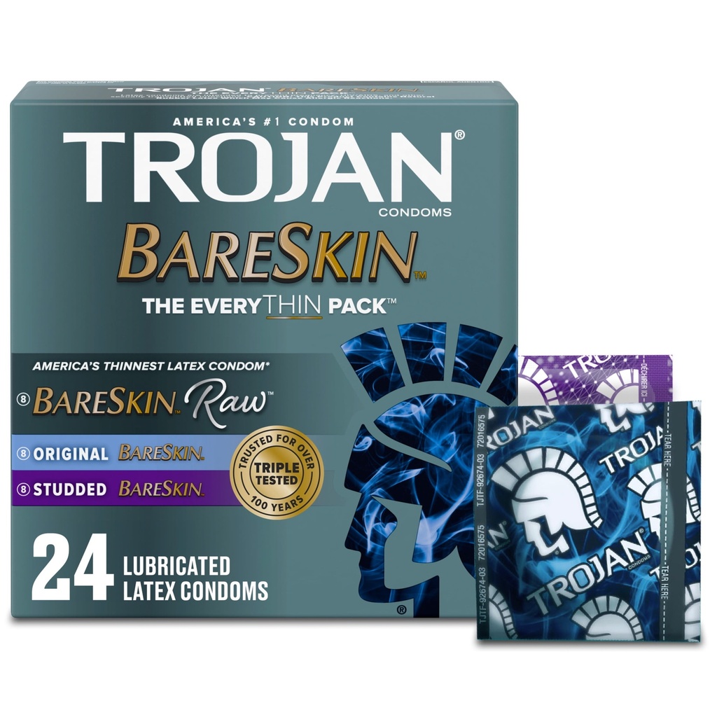 [16181] trojan bareskin comdoms
