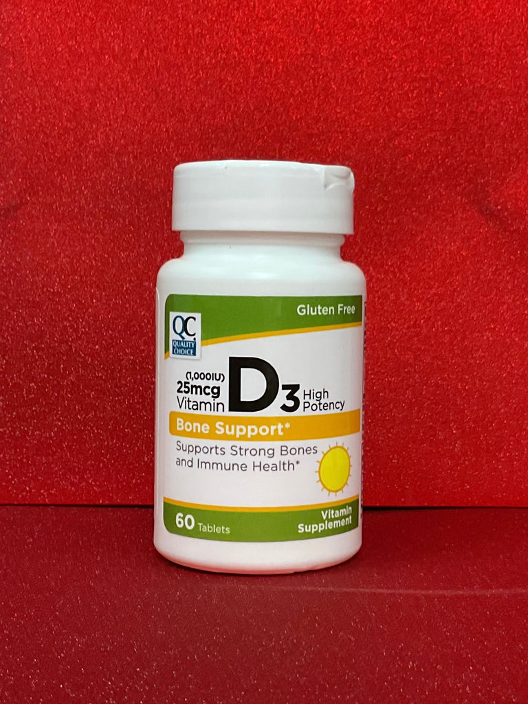 [16367] QC vitamin d3 25mcg 60's